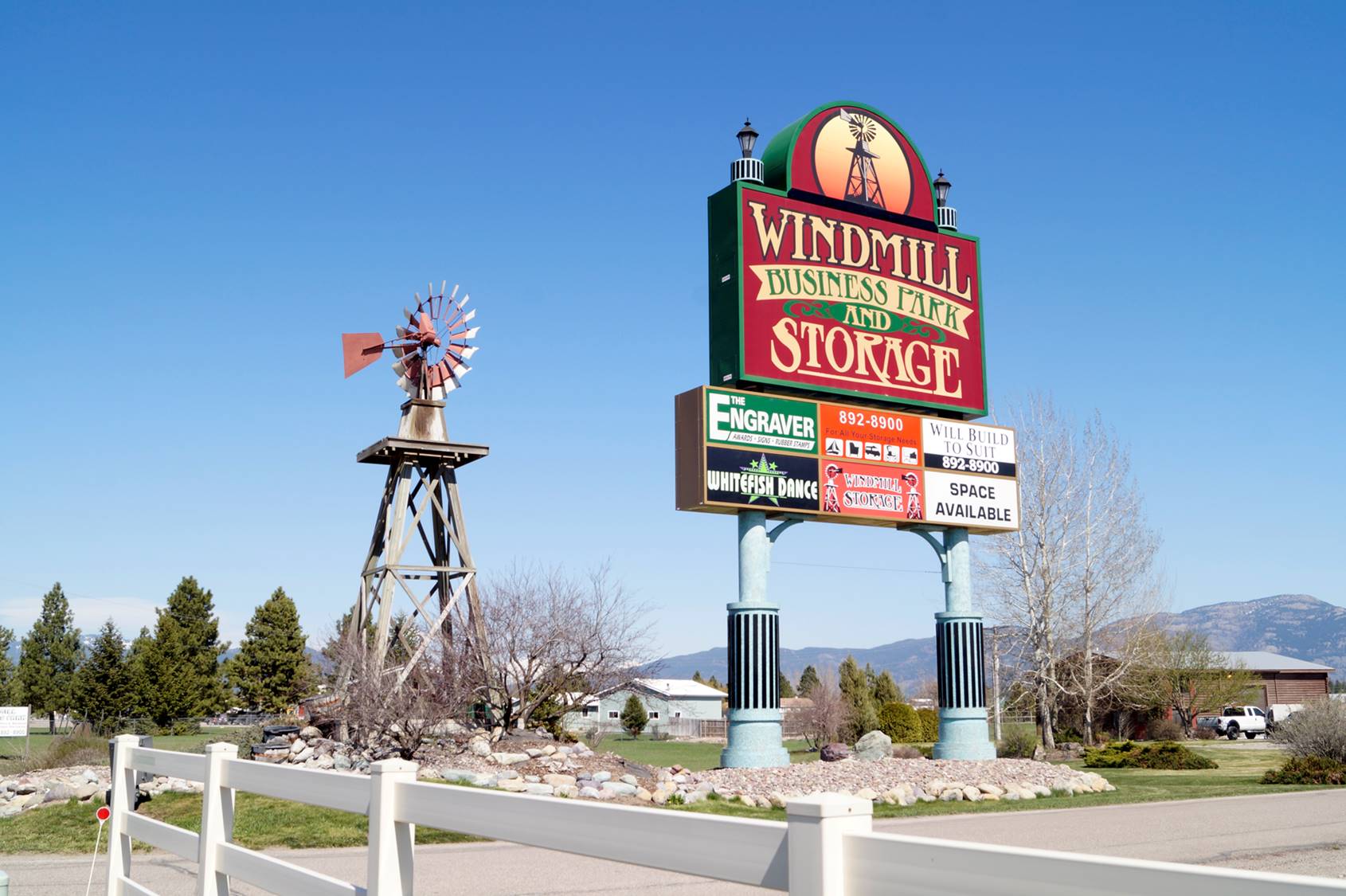 Windmill Storage and Park in Columbia Falls, MT